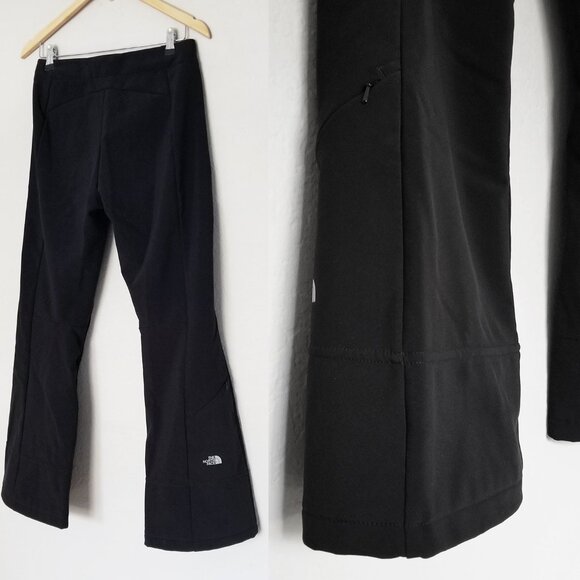 The North Face Women's M Softshell Snow Pants Slim Flared Fleece Lined Boot Cut - Picture 16 of 16
